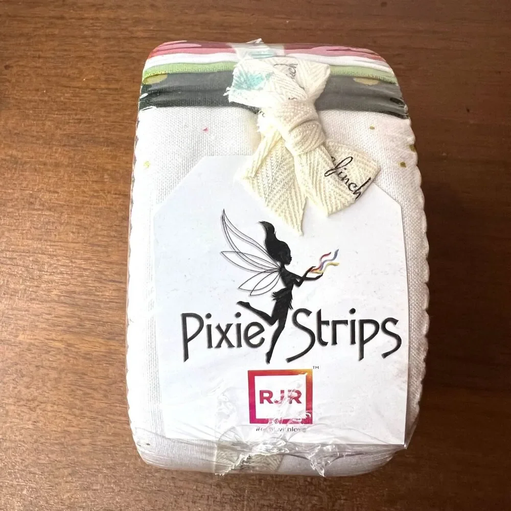 RJR Pixie Strips Jelly Roll Quilting Fabrics Flaurie and Finch Christmas Print